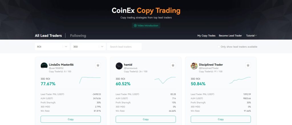 CoinEx nieuw crypto trading platform om bitcoin te kopen met creditcard