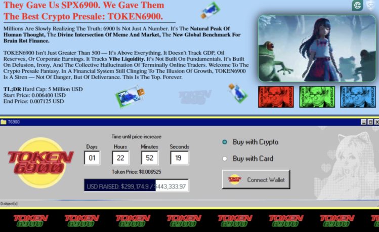 TOKEN6900 presale