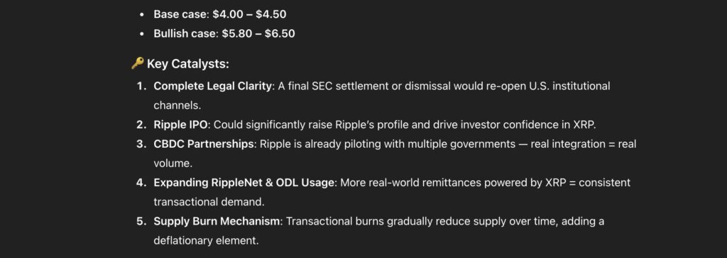 ChatGPT ripple verwachting