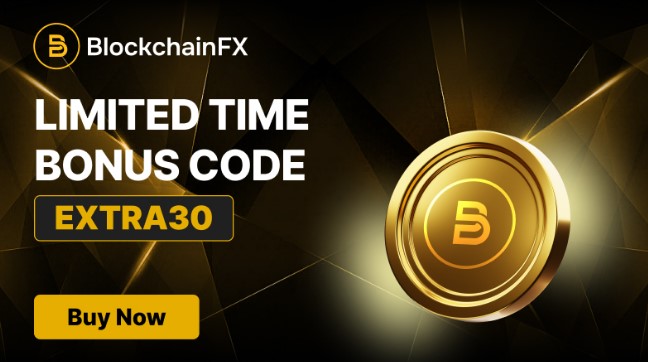 BlockchainFX bonuscode: Extra30