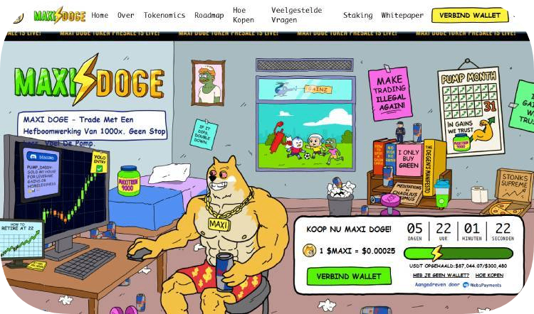 Maxi doge meme coin met potentie
