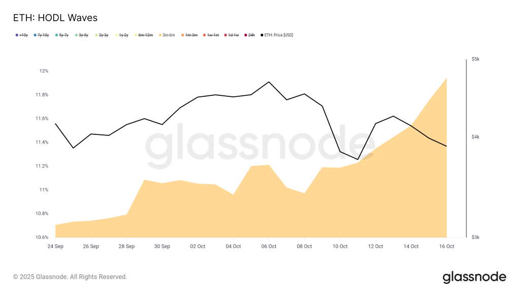 Ethereum HODL Waves. | Source: Glassnode