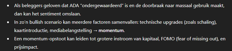 Cardano koers voorspelling