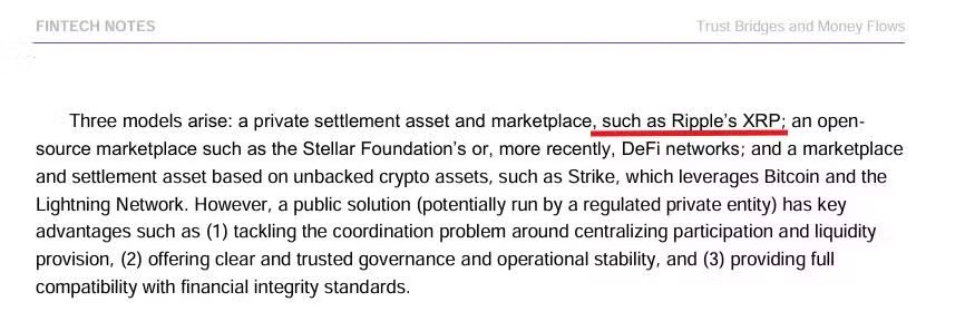 XRP SWIFT overname erkend door het IMF