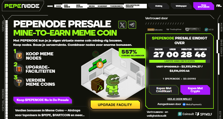 pepenode presale website