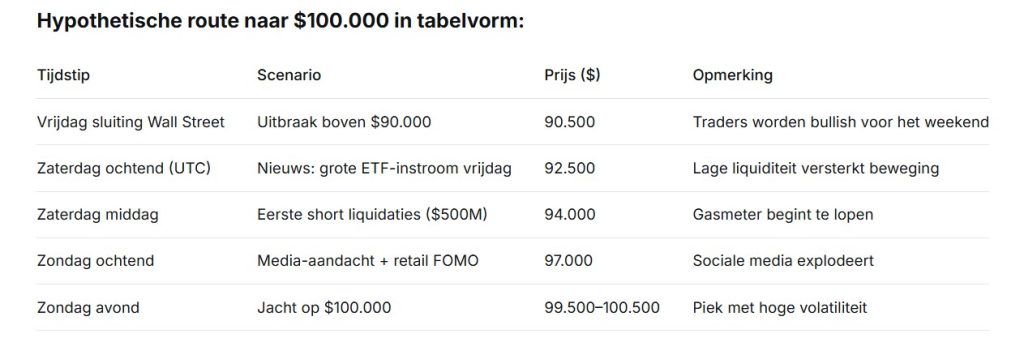 DeepSeek AI ziet mogelijkheden voor de Bitcoin koers om $100.000 te halen