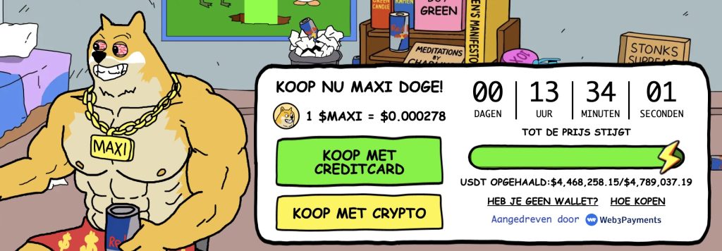 Maxi Doge presale $HYPER token