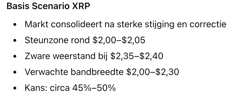 Base case XRP. Bron: ChatGPT