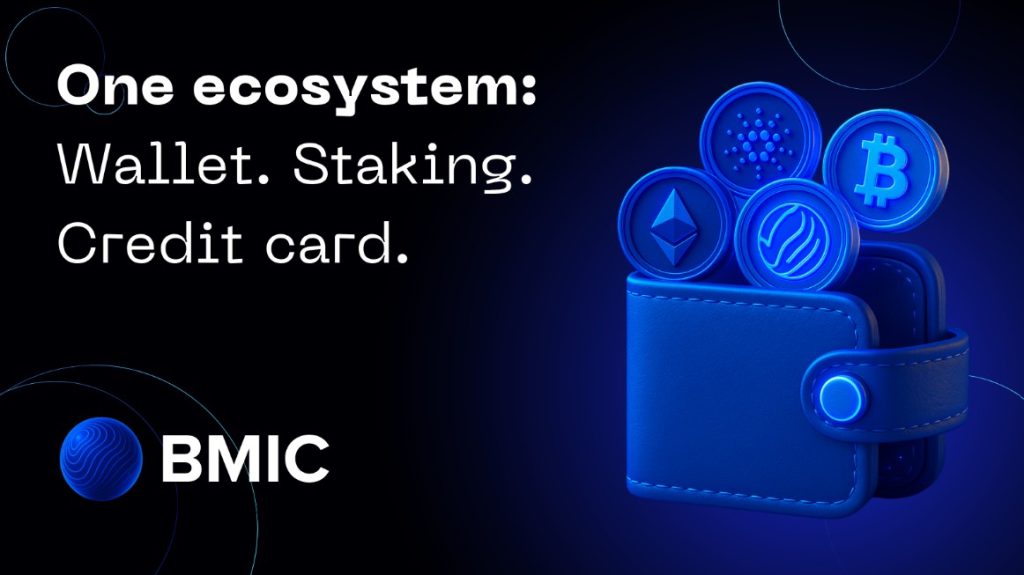 BMIC geeft toegang tot een compleet pakket, inclusief wallet en staking