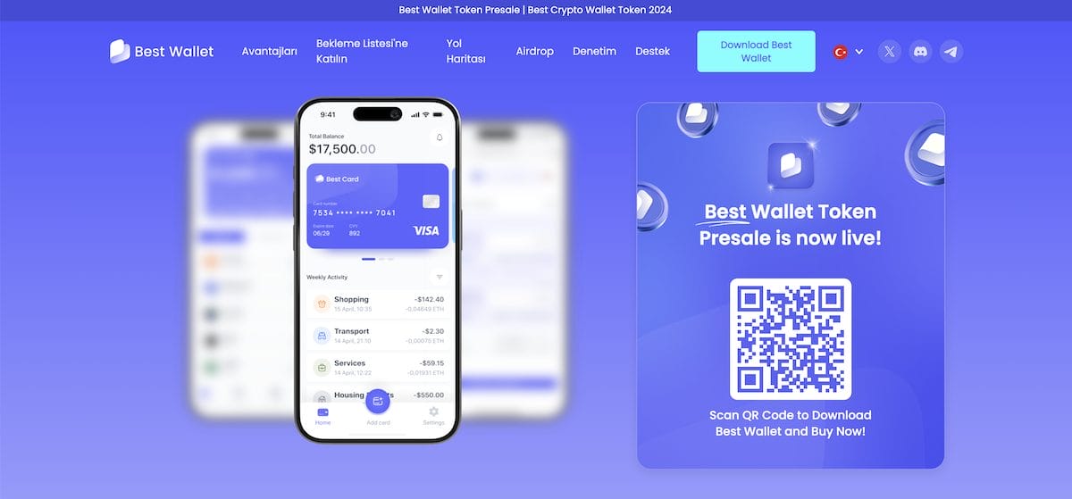 Satın alınabilecek yeni altcoin fırsatları Best Wallet Token ön satışı