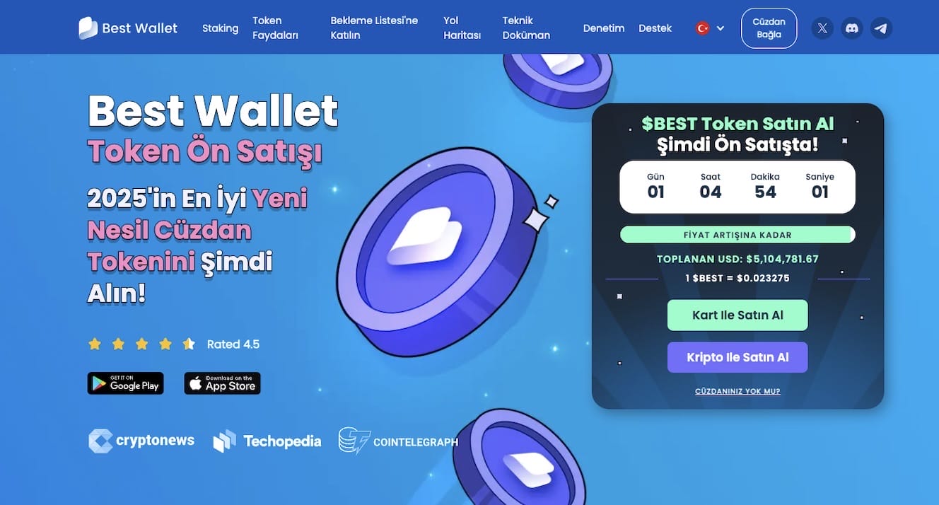 Kripto Para Yatırım best wallet token