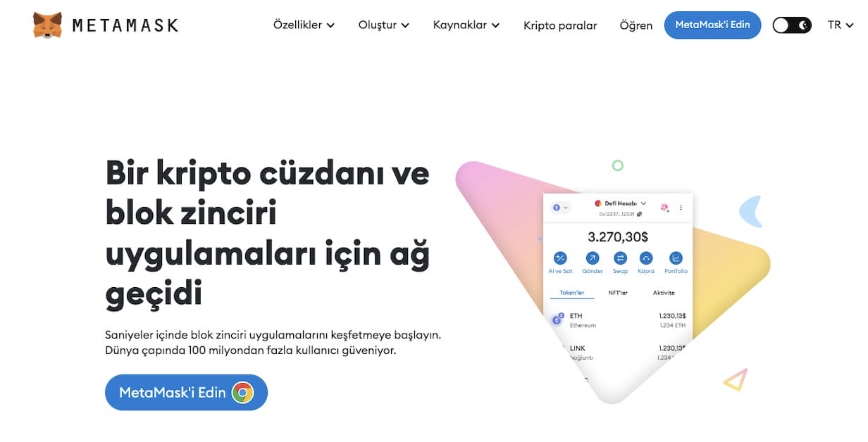 Lightchain AI nasıl alınır? Metamask cüzdanı edinin.