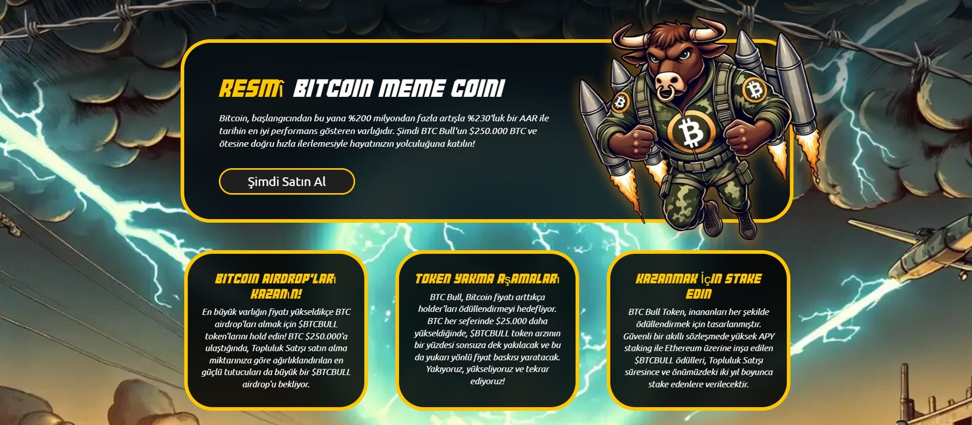 BTC Bull Token temel özellikleri