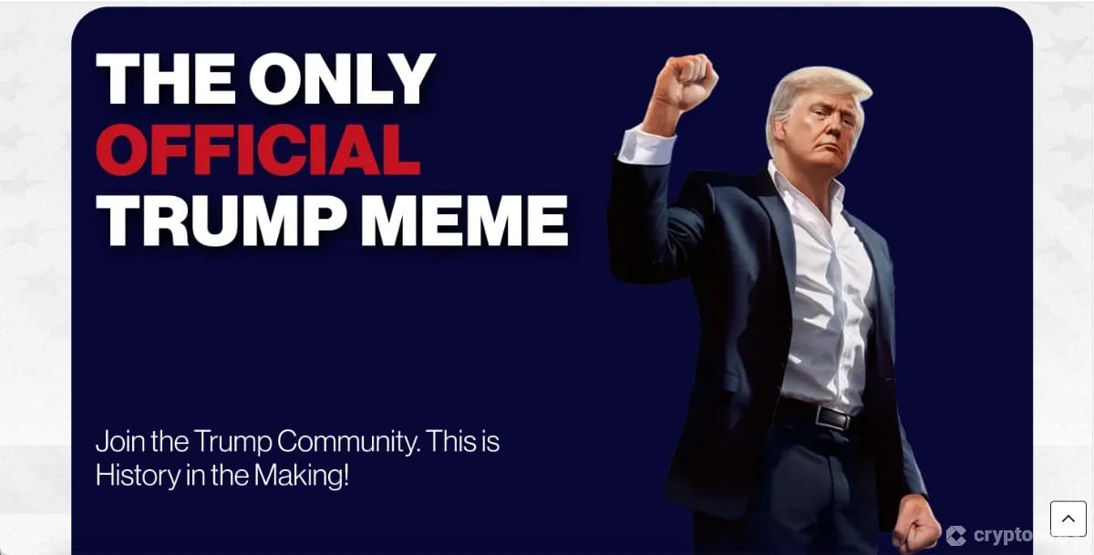en iyi Trump meme coinleri. Official Trump