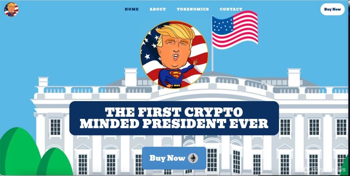en iyi Trump meme coinleri. Super Trump Coin (STRUMP)