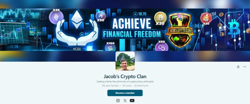 en iyi kripto Patreon grupları. Jacob's Crypto Clan