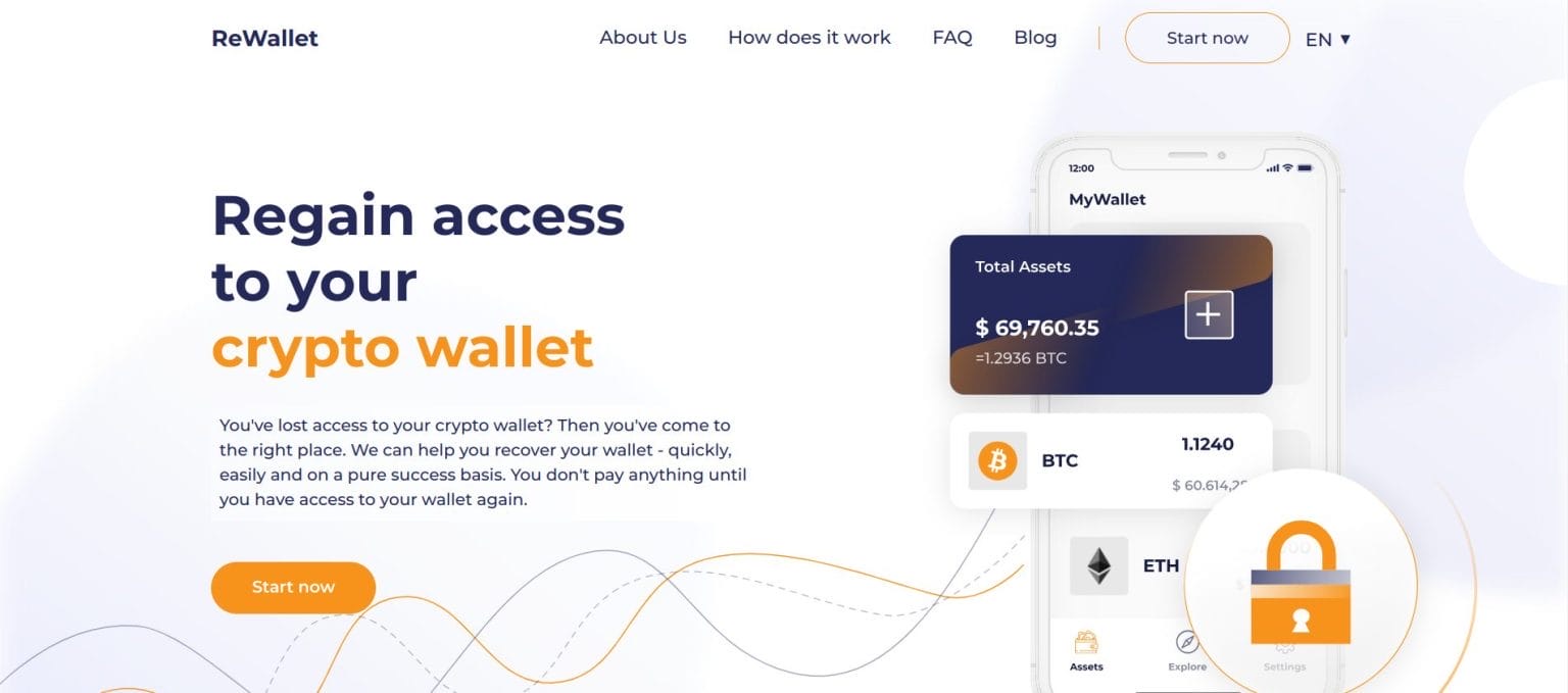 kripto kurtarma servisleri - ReWallet