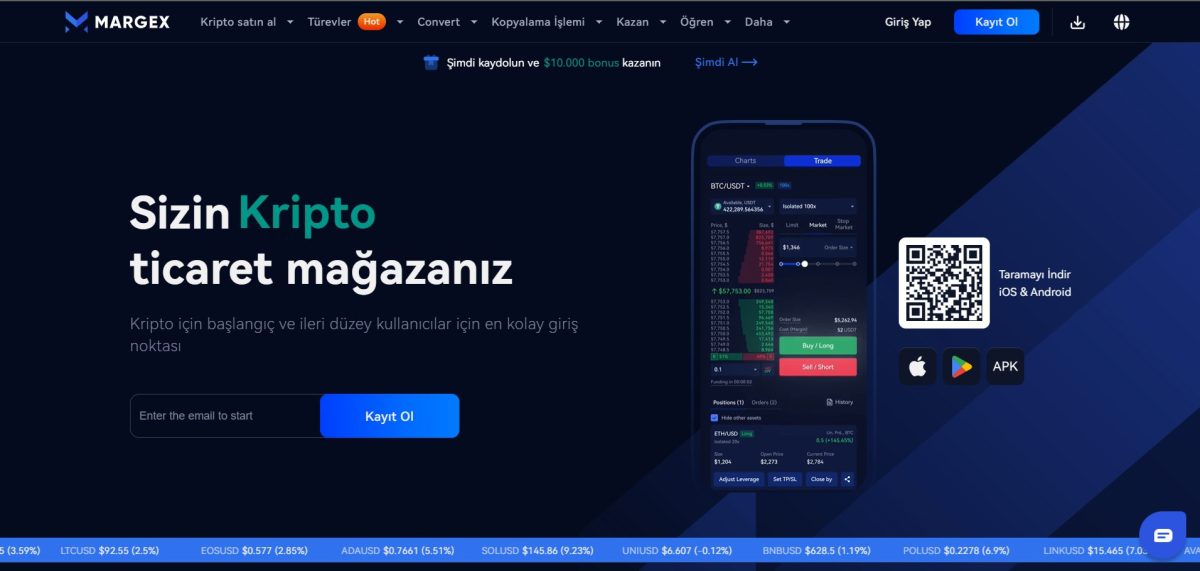 kimlik doğrulamasız kripto borsaları