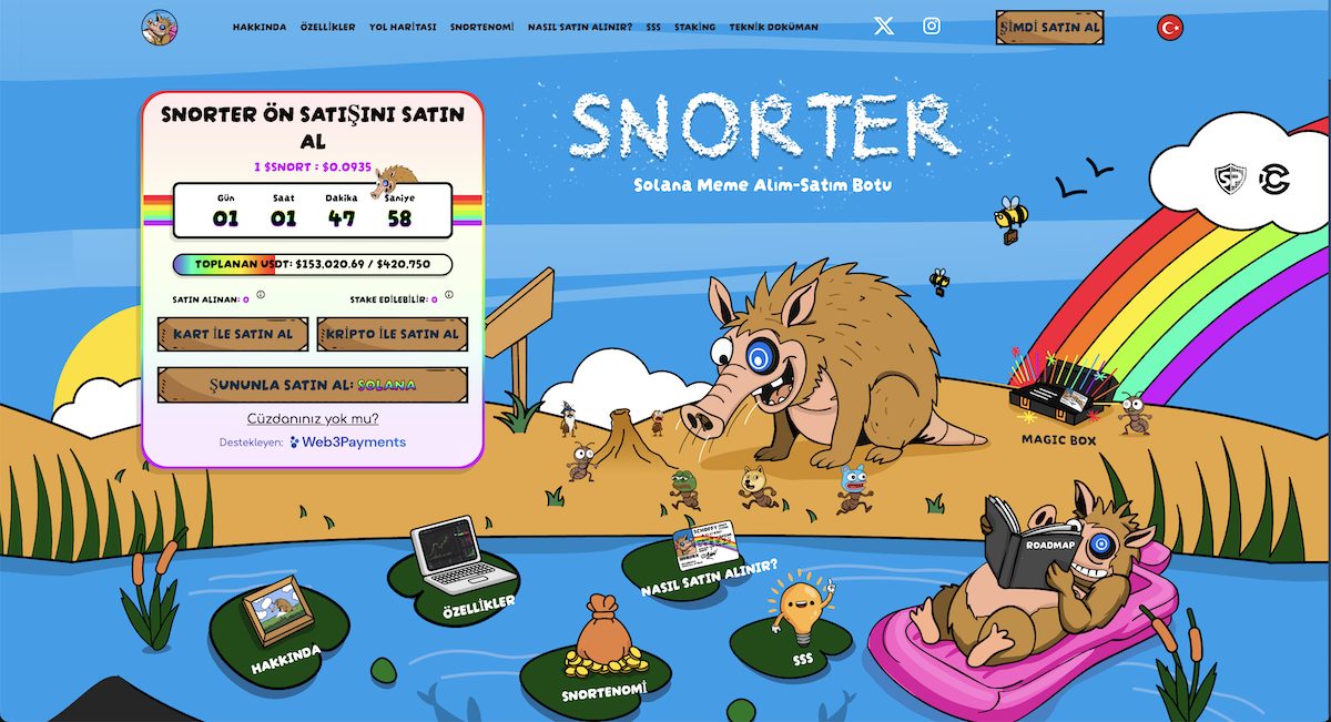 Snorter Bot (SNORT) – Yaklaşan En Büyük Solana Airdropları