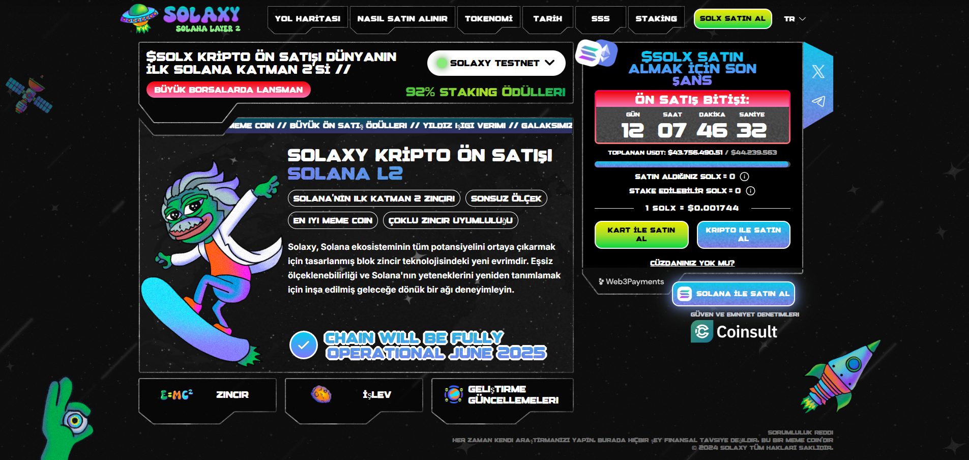 Solaxy Ön satışı