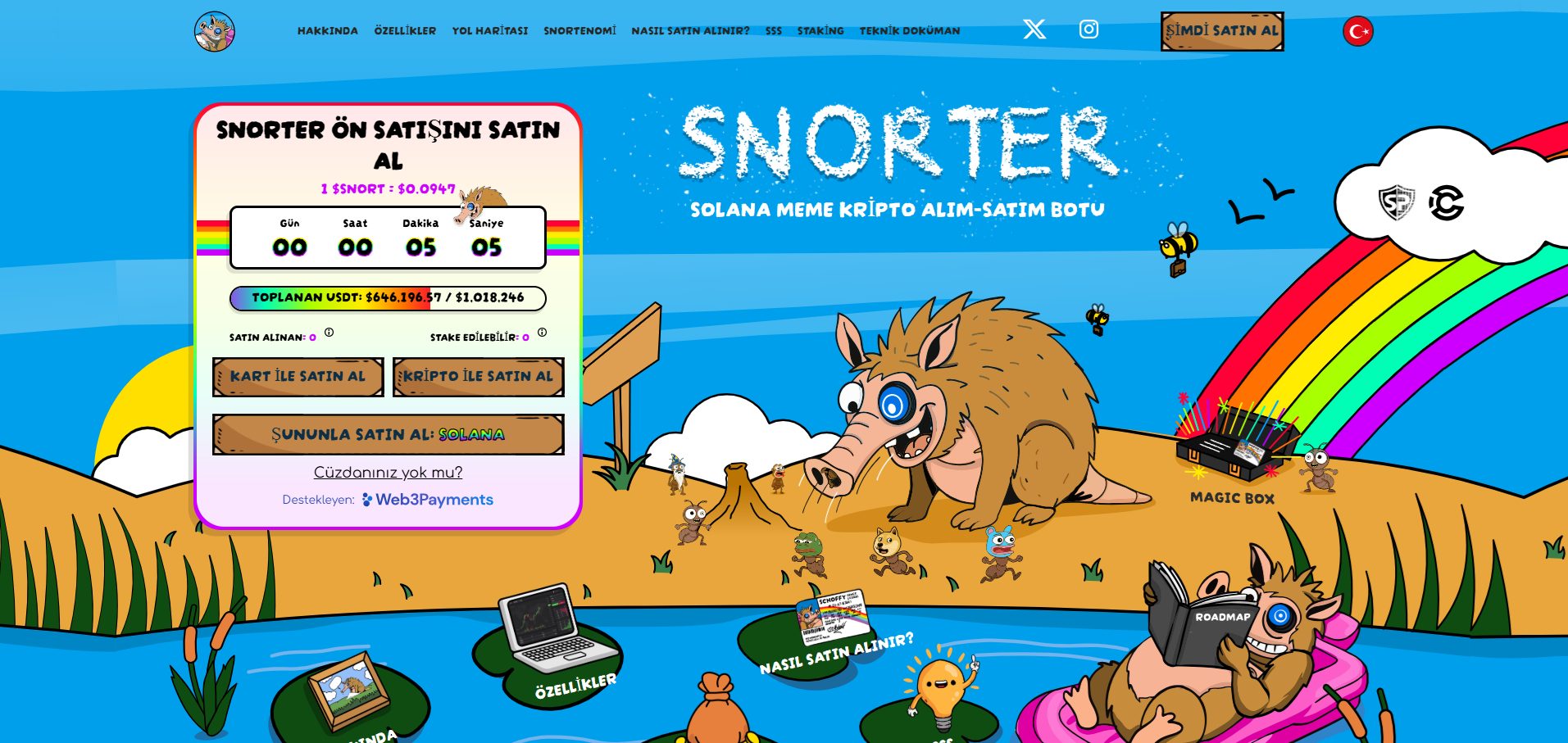 Snorter token ön satışı