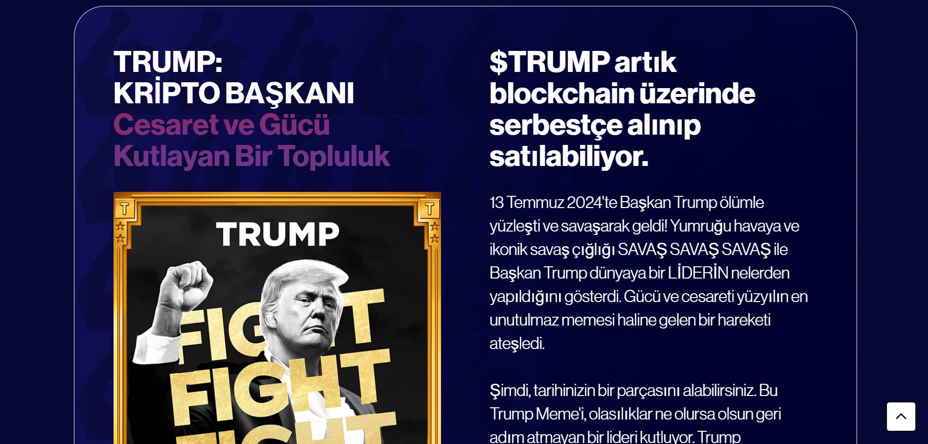Trump coin geleceği