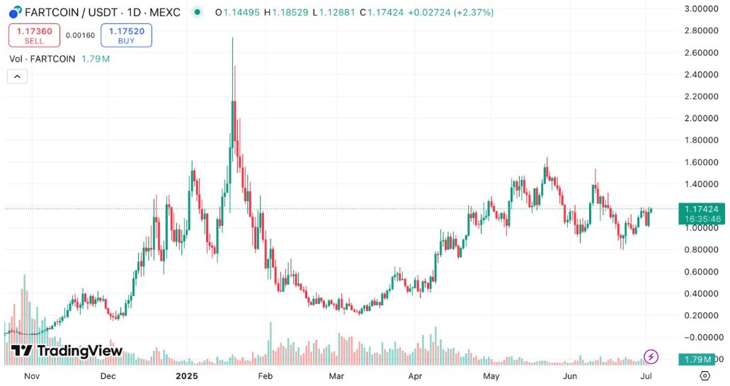 Fartcoin analizi