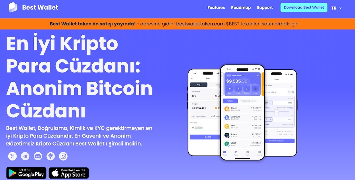 Best Wallet kripto para cüzdanı 