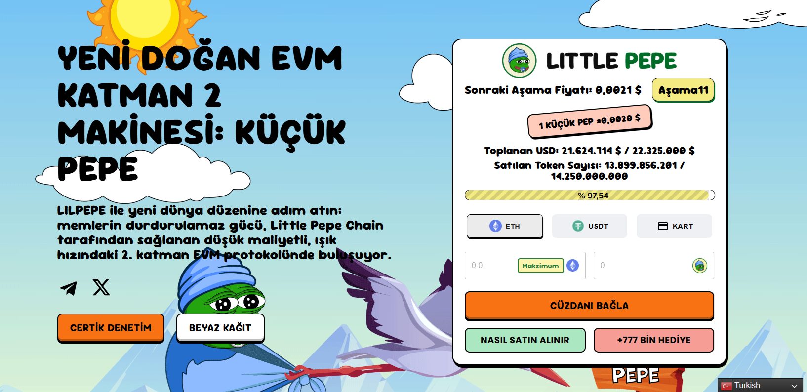Little Pepe ön satışı