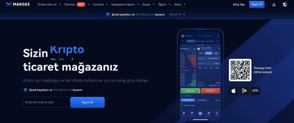 Margex – KYC Şartı Olmadan Kopya Ticaret İmkânı Sunan En İyi Kripto Borsası