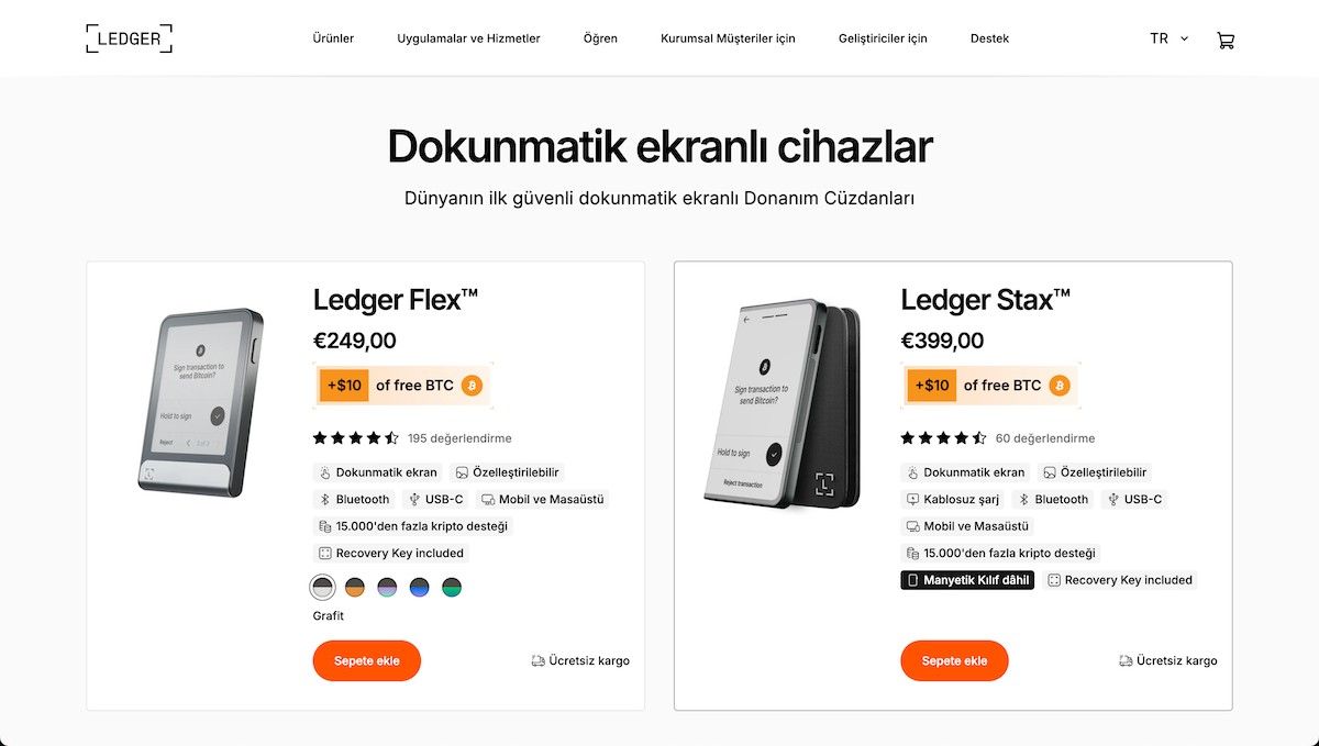 En iyi kripto para cüzdanı - Ledger