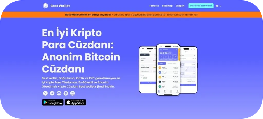 Best Wallet ile AVAX Coin Alımı