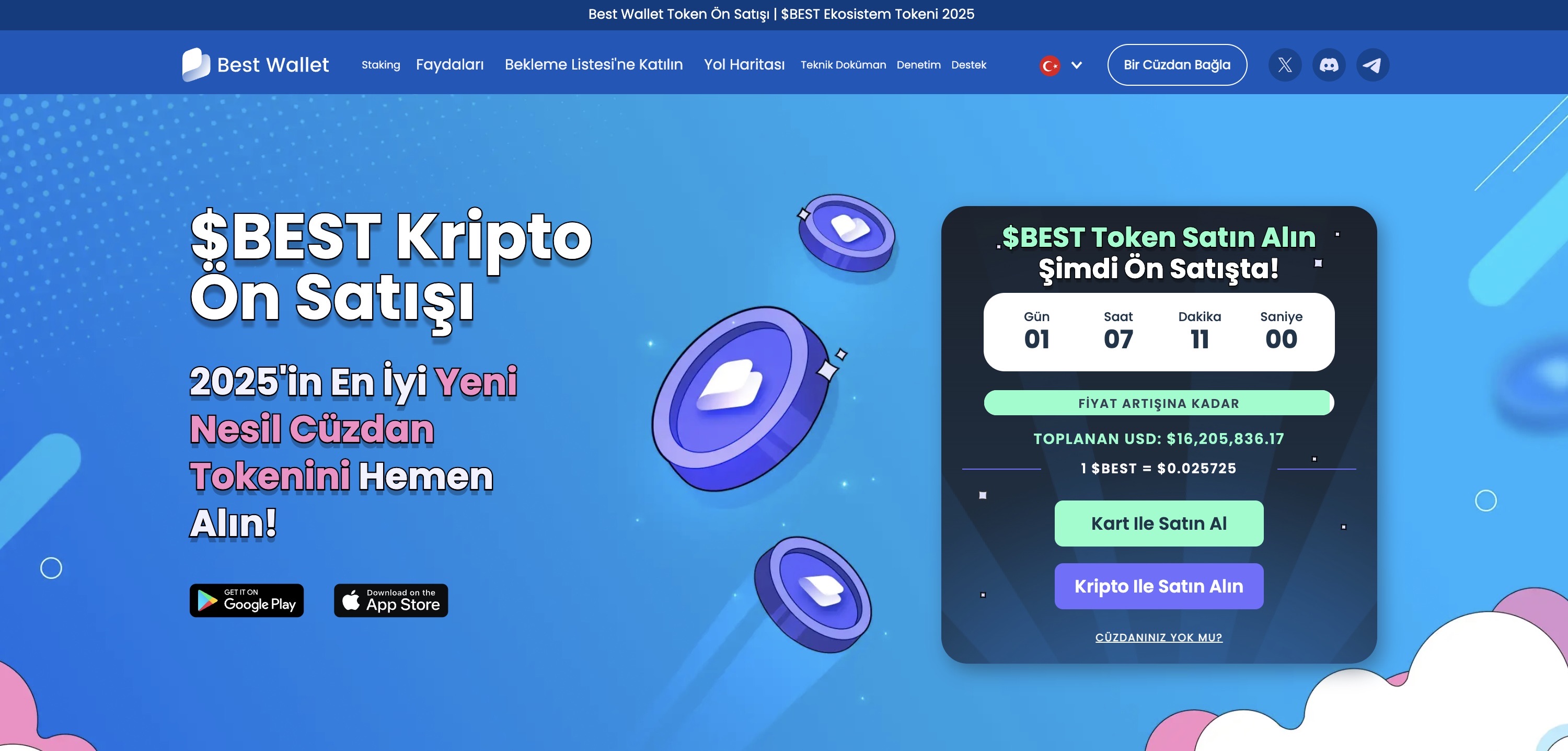 en iyi kripto portföy dağılımı. Best Wallet Token