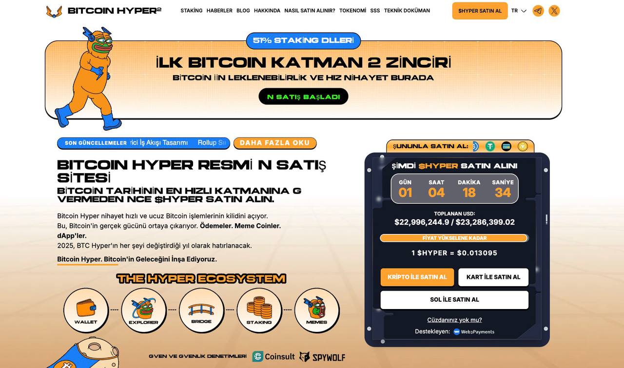 bitcoin hyper - yeni listelenecek coinler