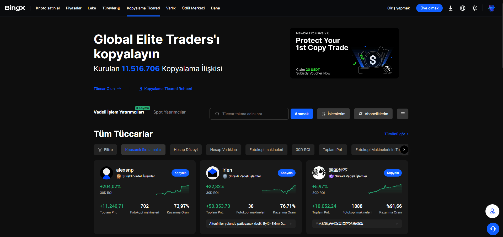 En İyi Copy Trade Siteleri