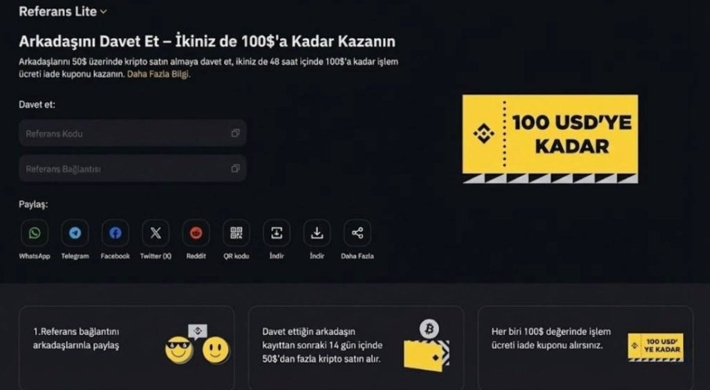 Binance referans programıı