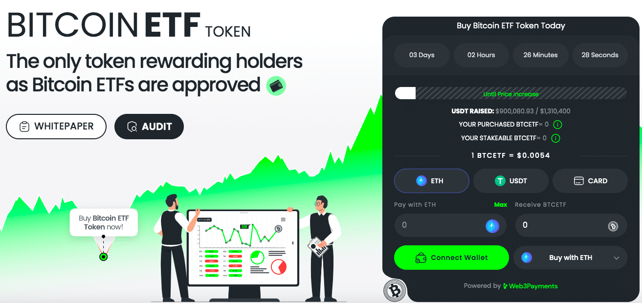 Bitcoin ETF Token presale