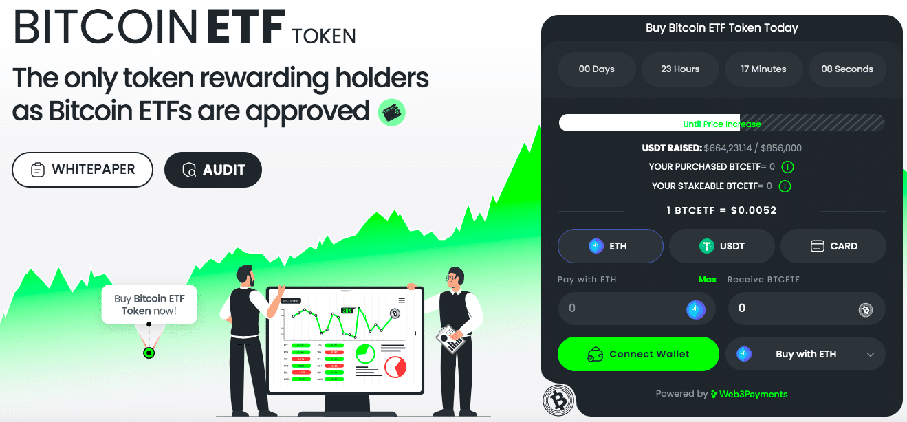 Bitcoin ETF Token presale