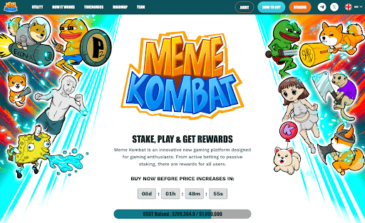 Meme Kombat Website