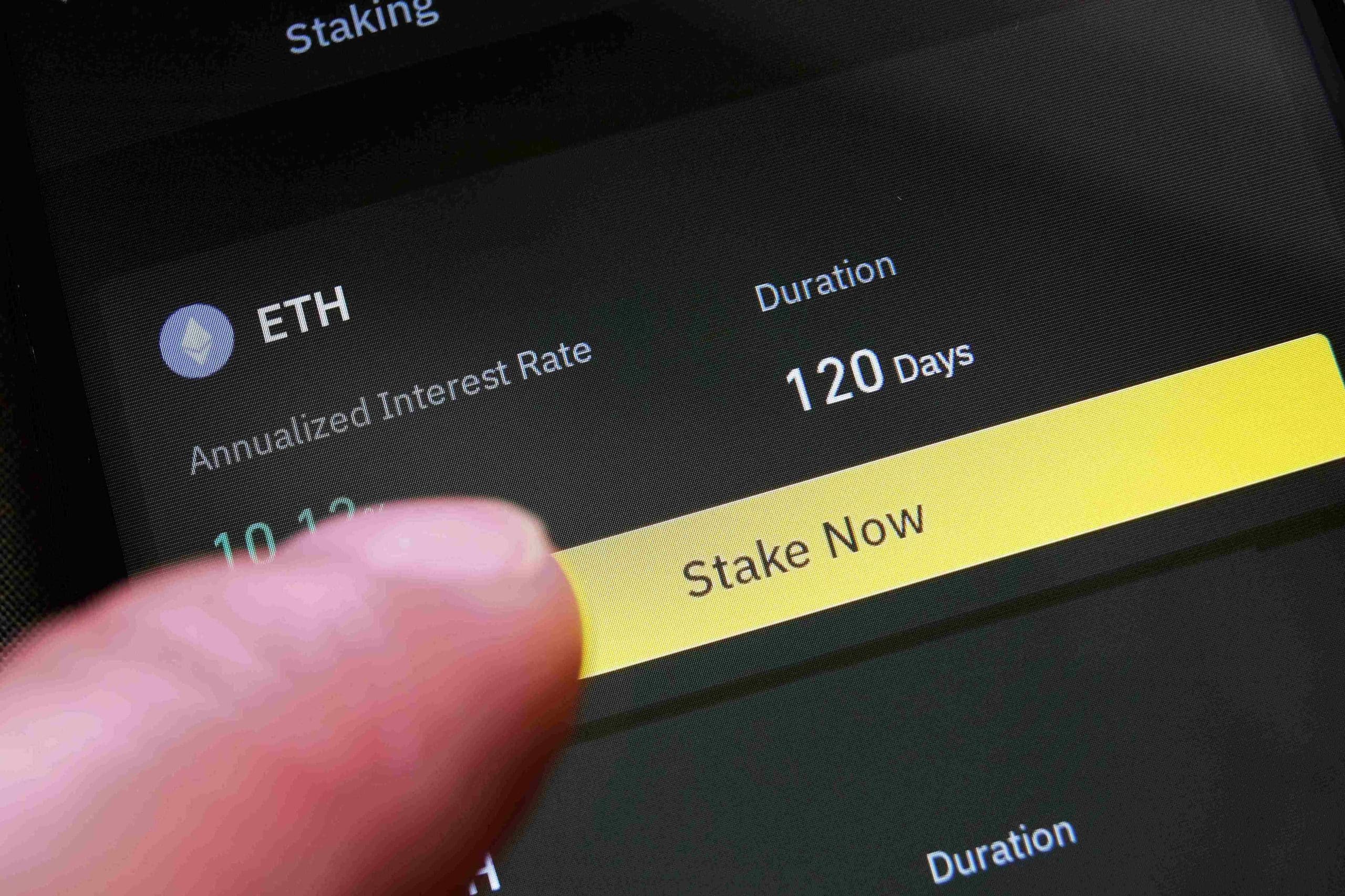 Staking crypto