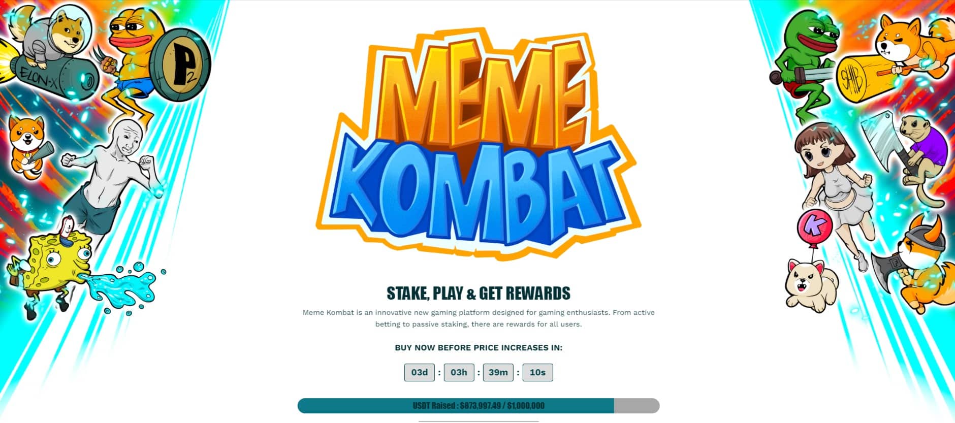 9Gag's Memeland $MEME token sells out in 48-mins as Binance Launchpool distribute 18% of supply, is Meme Kombat next? Experts think so.