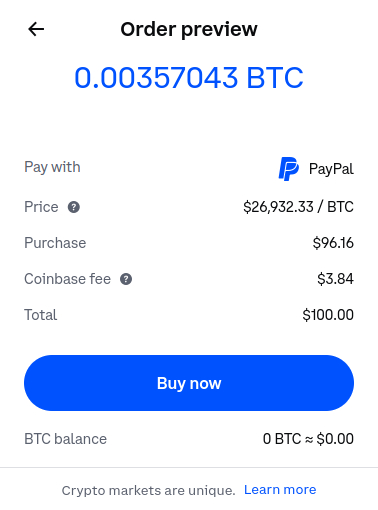 coinbase buy crypto preview