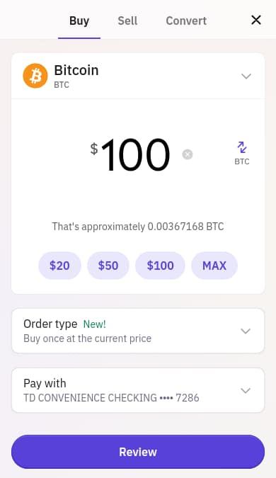 kraken exchange buy bitcoin