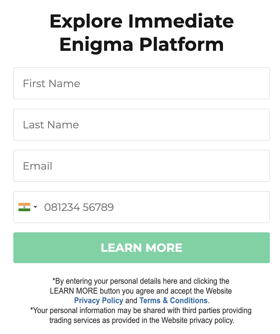 Visit Immediate Enigma