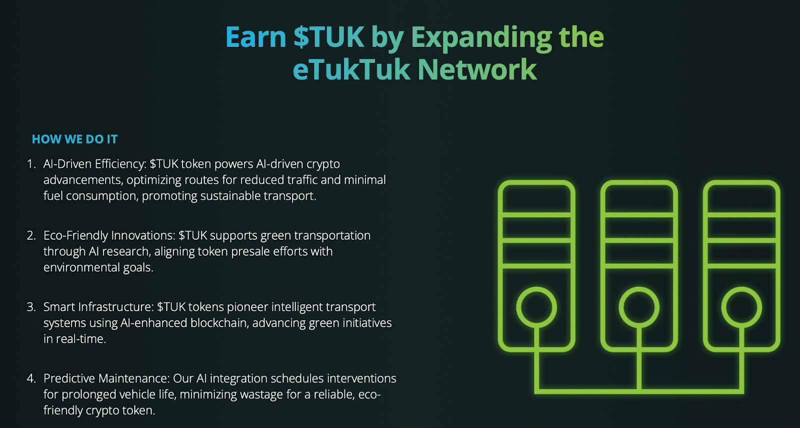 TUK Token Presale: Be half of the Plod to Power Swap with eTukTuks and Affect Rewards as Network Expands - 1700198228 etuk ecosystem 2 min