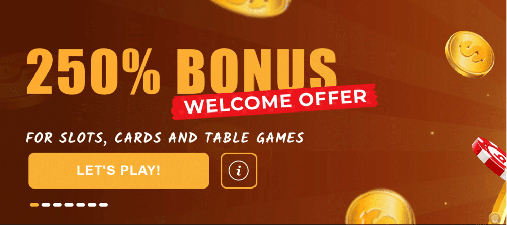 Betwhale Casino Welcome Bonus