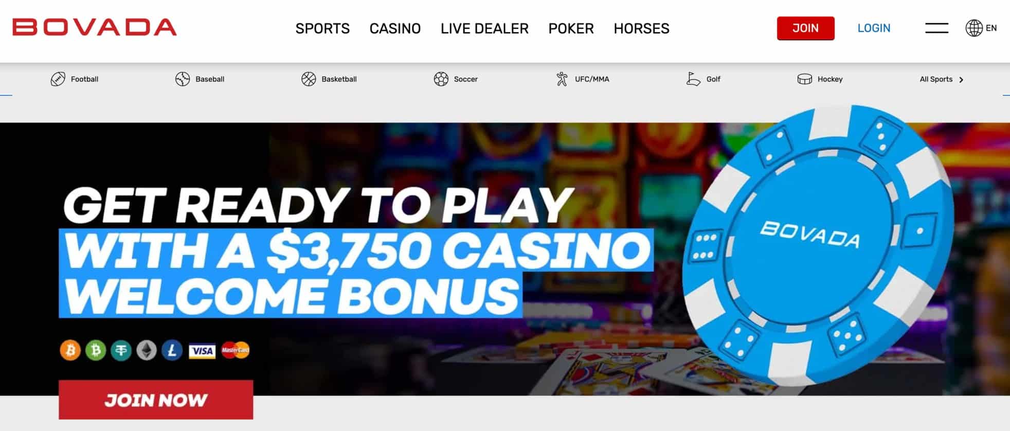 Bovada casino welcome bonus