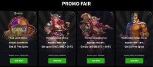 mirax casino bonuses & promos