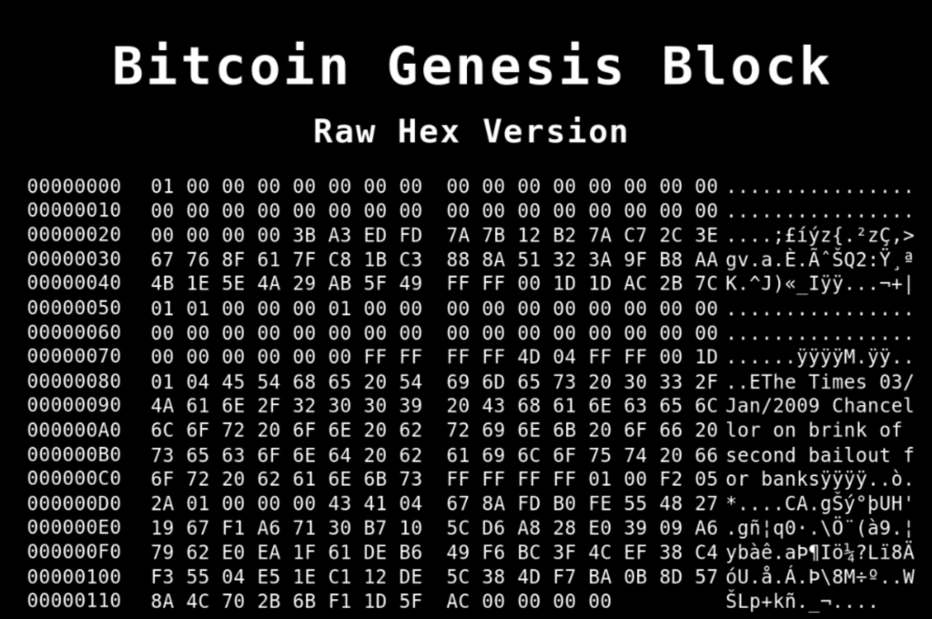 bitcoin genesis block