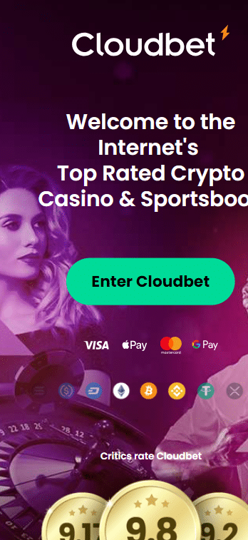 cloudbet mobile view screenshot